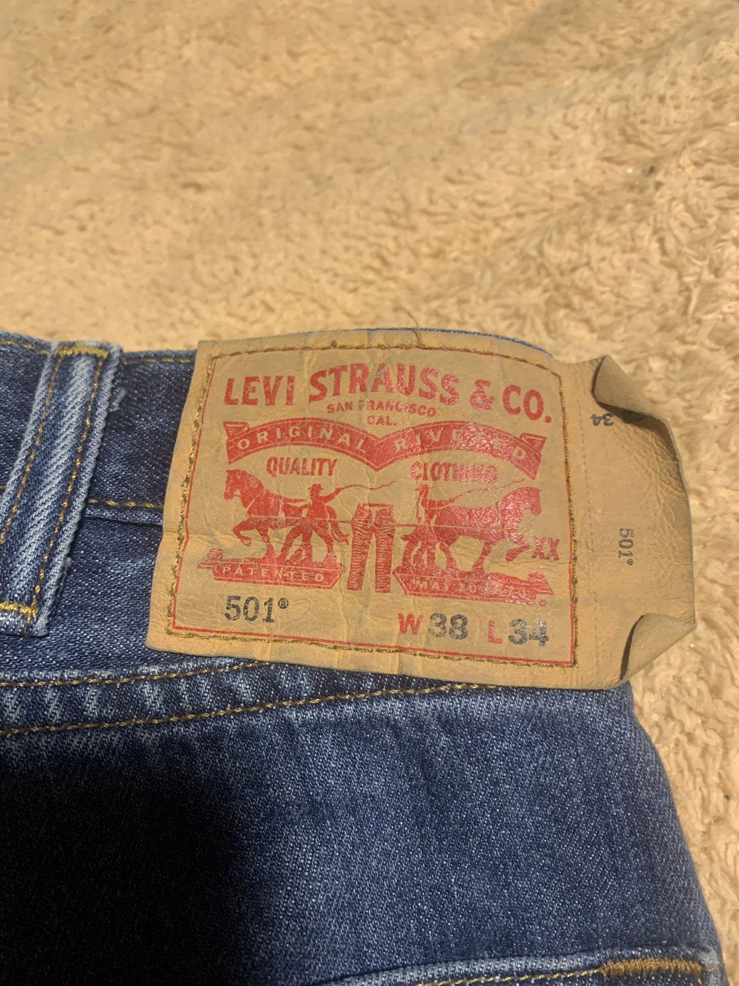 New Levi jeans