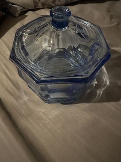Octagon Glass Candy Dish