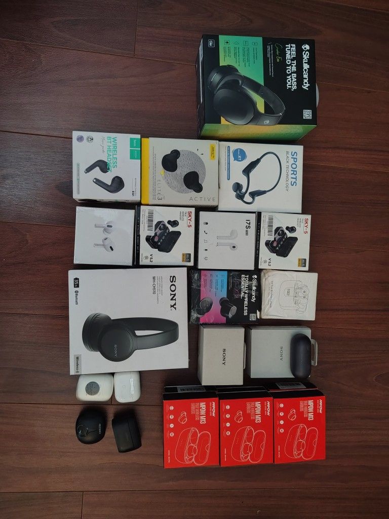 Wireless Head phones & Earbuds (Sony, Skull Candy, Etc ) $20-$75