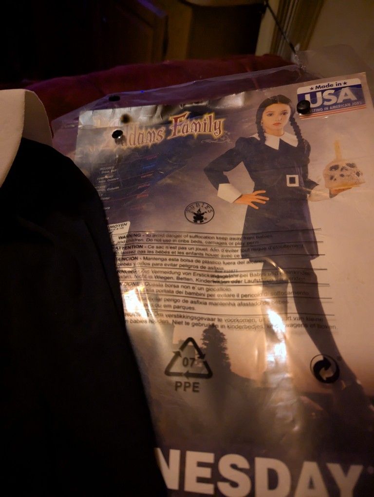 Wednesday Halloween Costume Kids 10-12