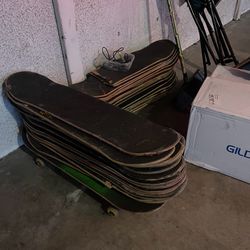 (Free) broken skateboards
