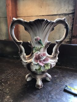 Vintage Capodimonte Porcelain Pitcher