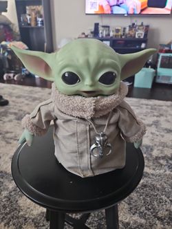 11-inch Grogu (Baby Yoda) plush toy by Mattel