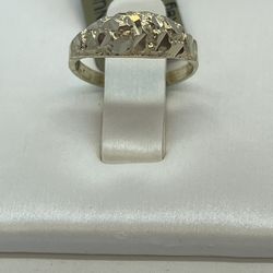 14K Gold Nugget Baby Ring. New