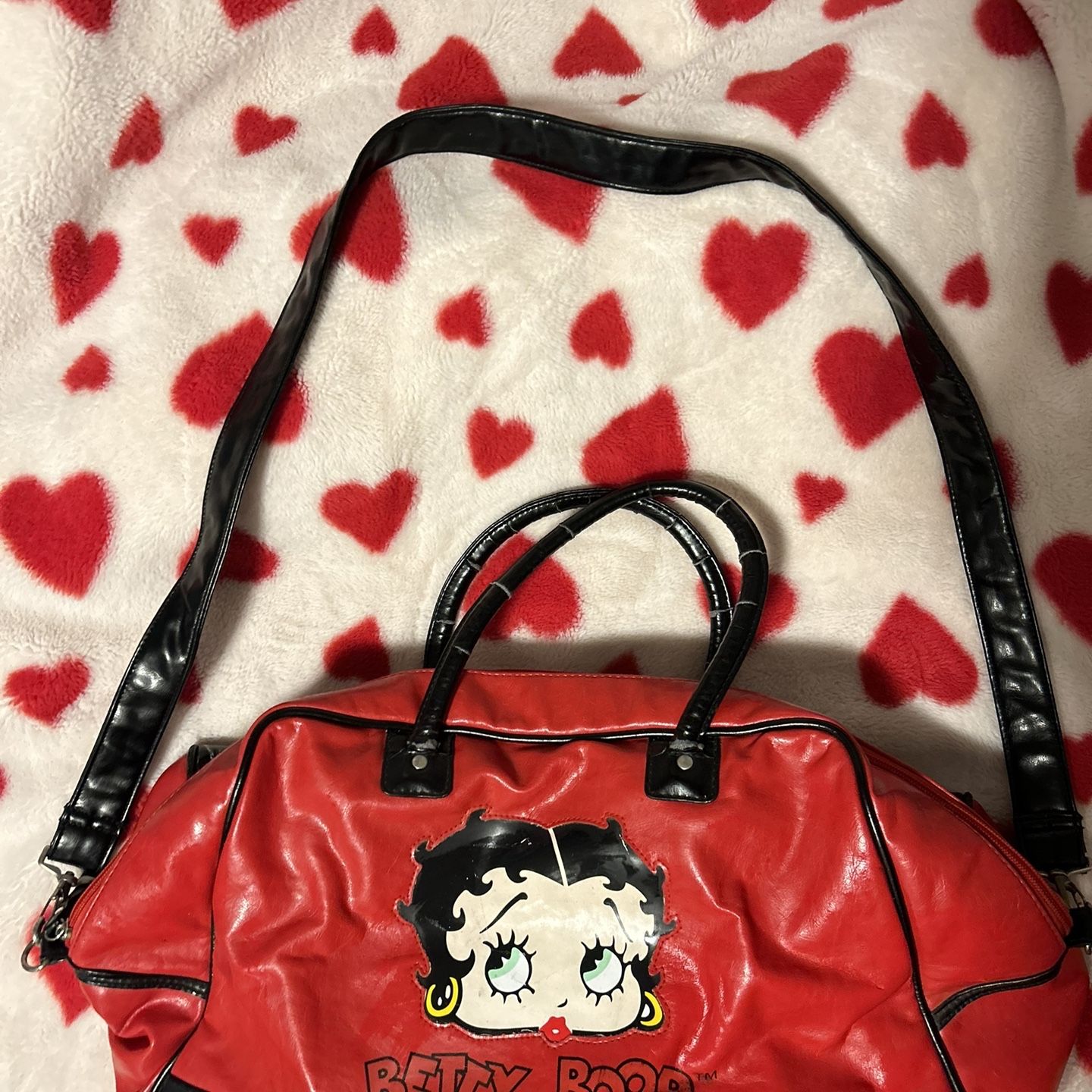 ビンテージ90's○DEADSTOCK BETTY BOOPボストンバッグ○240514c7-
