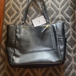 Work Tote Black New 