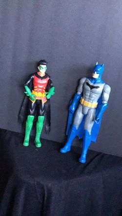 Collectible Batman and robin 12” action figures