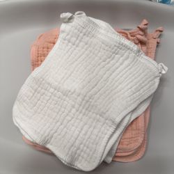 Baby burp cloths and wash cloths