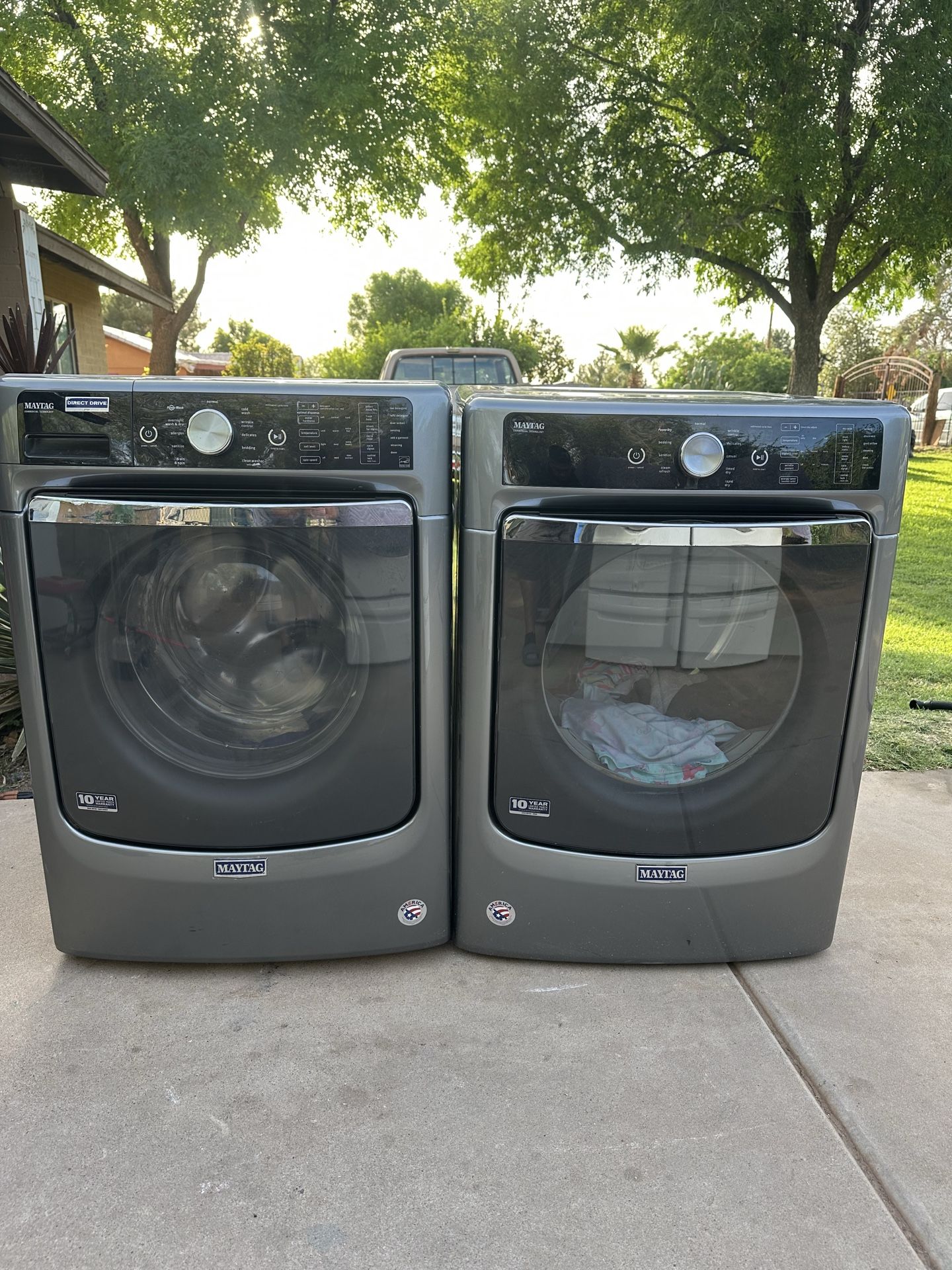 Maytag washer and electric dryer