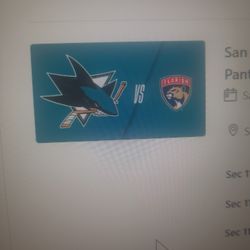 Sharks Tickets 4 Available Section 118 Row 19