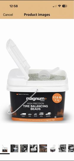 MAGNUM+ Bulk tub 17.6 lb / 8 kg TPMS Compatible Tempered Glass