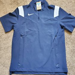 READ Nike DJ5113-419 Coaches Performance Navy Blue S/S 1/4 Zip Jacket Men Medium

New With defects