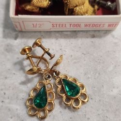 Vintage Lapels & Clip On Earrings