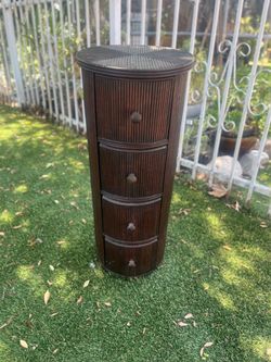 Round small 4 drawers  cabinet