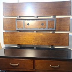Rare 56 Inch TV Console With Back Panel TV Stand