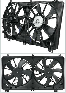Engine Radiator Cooling Fan Compatible with 2013-2015 Lexus GS350, 3.5L, Replace 1(contact info removed)30 1(contact info removed)