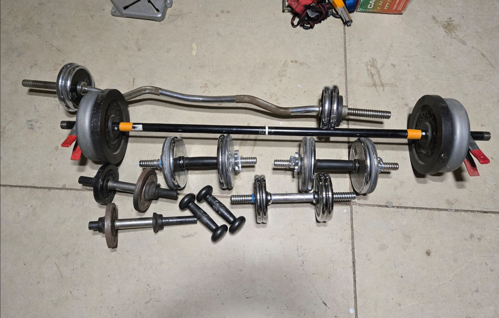 Dumbbell and Barbell