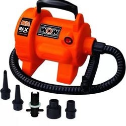 WoW Sports High Pressure Air Pump 120 Volt Electric Air pump- 12 Foot Cord