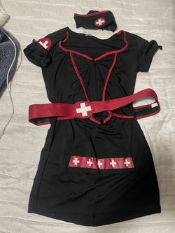 Mini Dress Nurse Halloween Costume
