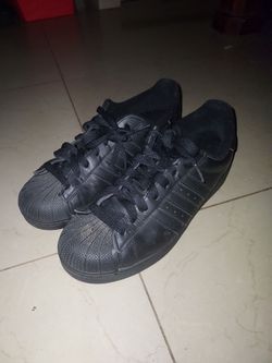 Adidas Superstar All Black Sneakers