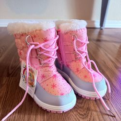 Toddler Girl Snow Boots 7/8c