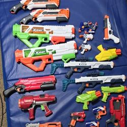  A Ton of Nerf Guns 