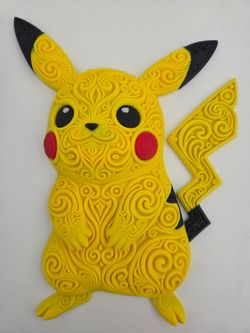 Pikachu 3d Wall Art