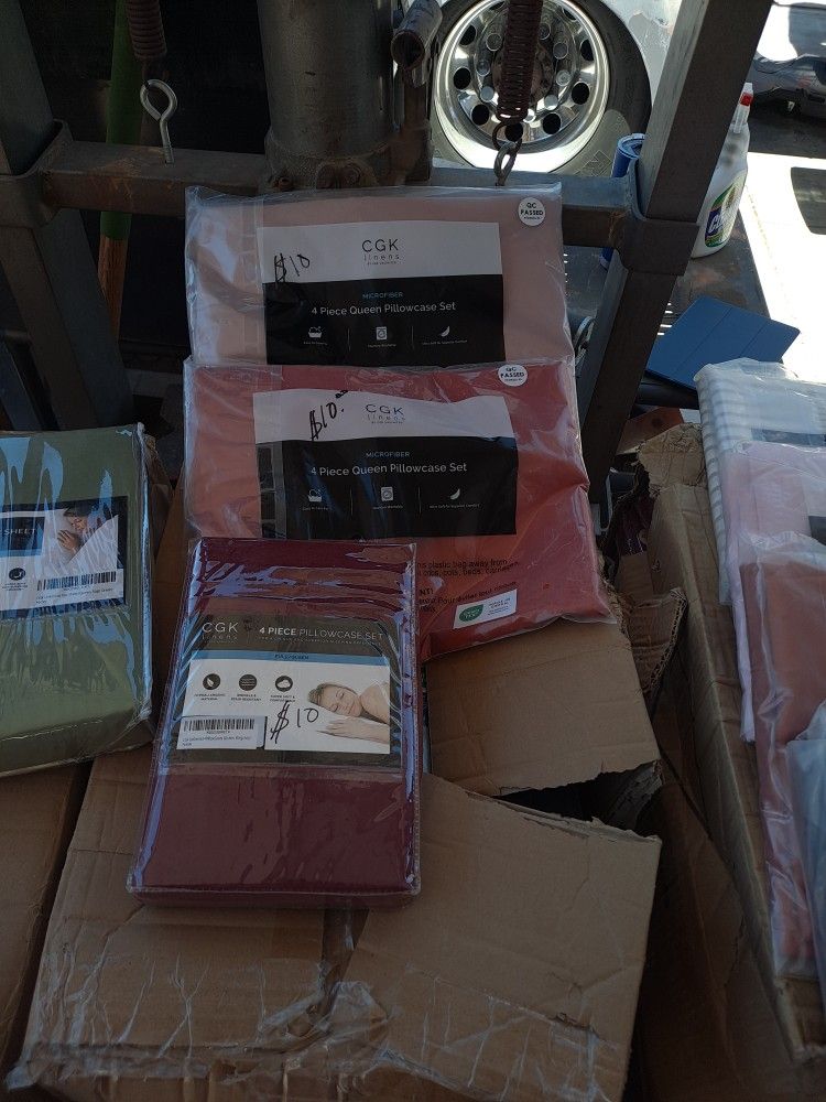 All Microfiber Bed Shees. And Pillowcase And The Queen & King Set 6 Pi Pieces are more.$35.00