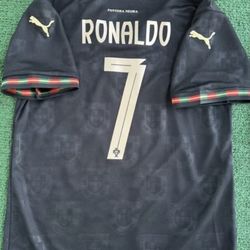 Soccer  Ronaldo Portugal adults player version special edition black kids and adults player version Jerseys jersey Ronaldo futbol Portugal 🇵🇹 Messi 