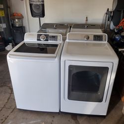 Samsung WASHER AND ELECTRIC DRYER Large Capacity 