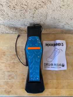 ROCKBAND 3 DRUM PEDAL FOR X BOX 360, PLAYSTATION 3, AND WII