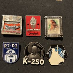 Star Wars Pins Set Of 6