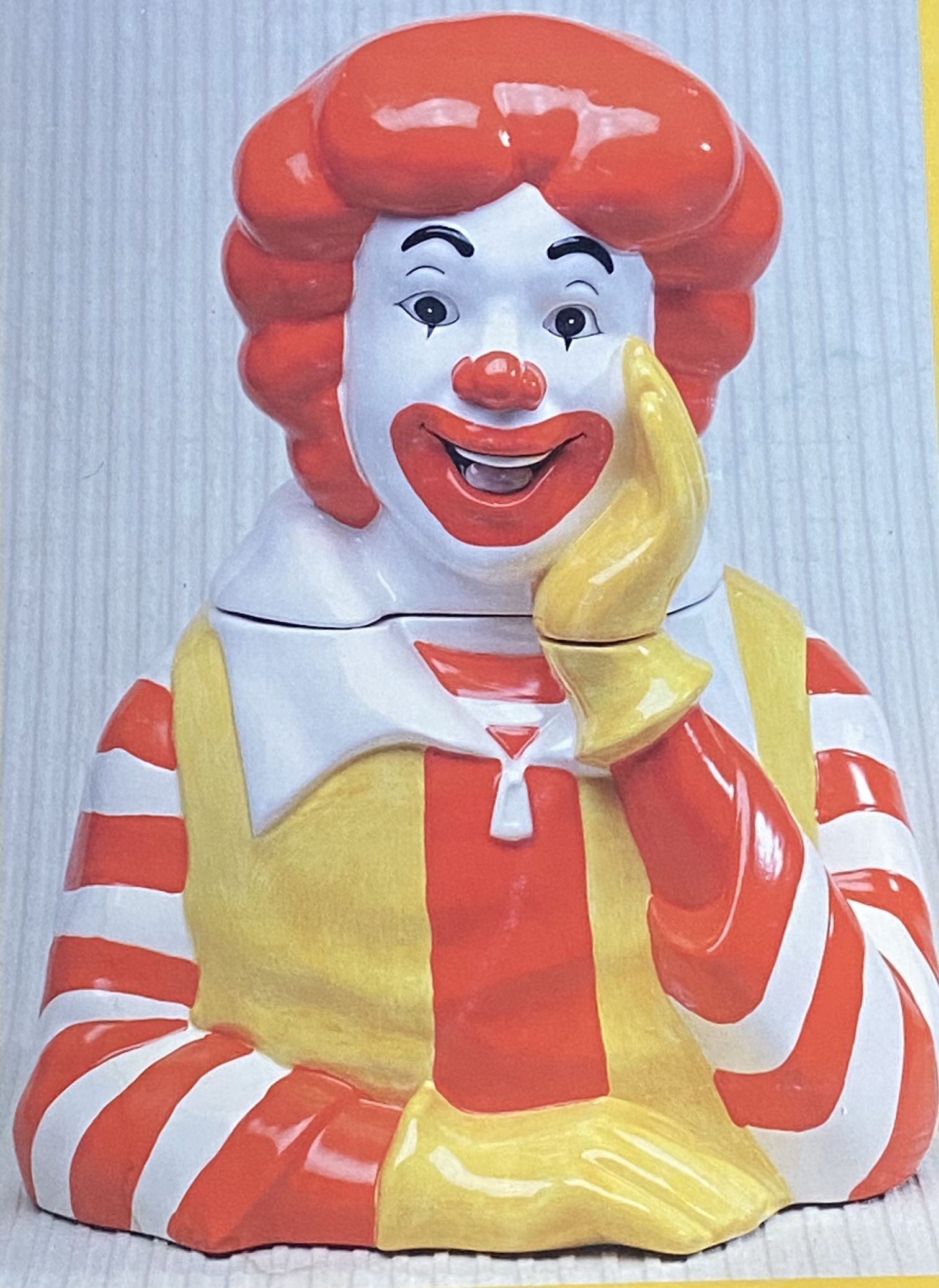 Ronald McDonald Cookie Jar Collector’s Item