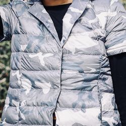 New! MY ANORAK NOTCH COLLAR SHORT SLEEVE JACKET. Size M