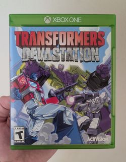Transformers: Devastation Xbox One NTSC Tested