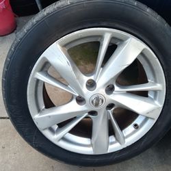 OEM 17" 2015 5x114 Wheels And Tires 