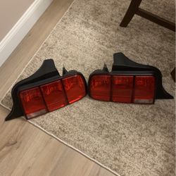Tail Lights For A 2005 Through 2009 Ford Mustang