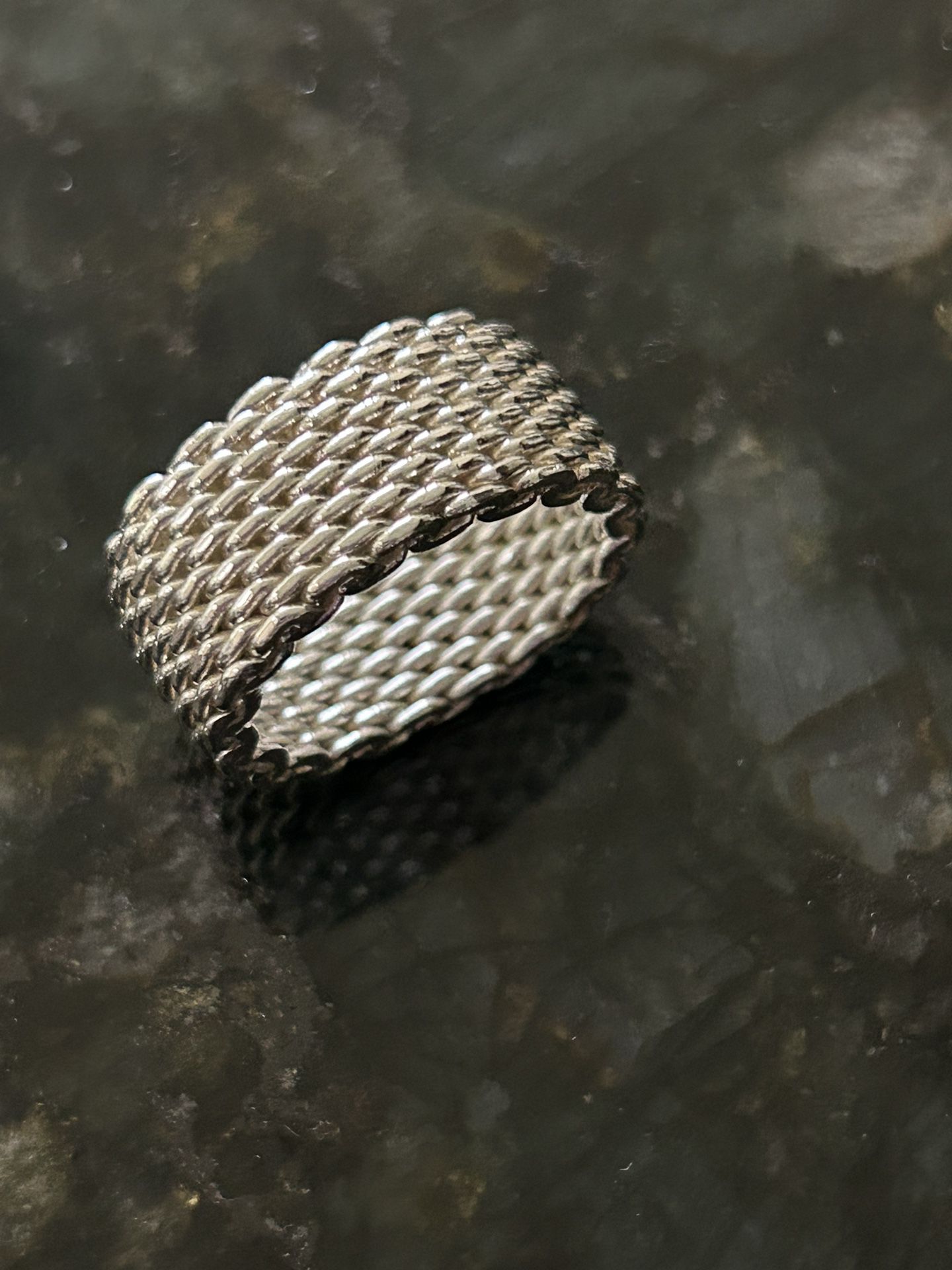 925 Sterling Silver Mesh Ring Size 6.75 for Sale in San Antonio, TX ...