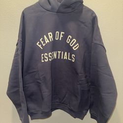 Essentials Hoodie Marine Large