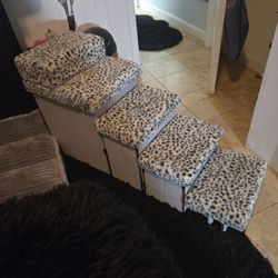 Dog Stairs Which Are Storage Bins As Well