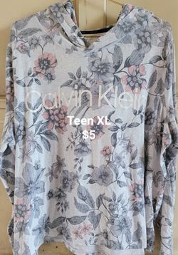Calvin Klein Pullover With Hood Teen XL