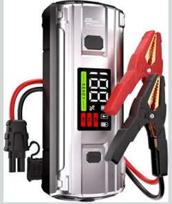 Car Jump Starter 3000A Portable: 12V Jump Start Battery Pack for 8.0L Gas/Diesel Engines, Car Battery Jumper Starter with PD65W Fast Charge, Smart Jum