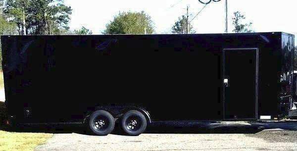 8.5 x 24 ft Blackout Car Hauler, New with Upgrades 