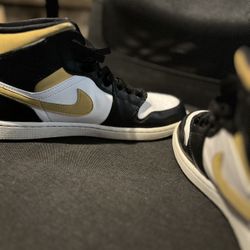 Jordan 1 pollen black and yellow