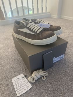 Rick Owen Vans Brown Suede Size 11
