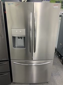 Frigidaire stainless French door with warranty