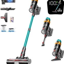 Cordless Vacuum Cleaner, 600W 50KPA 70Mins Vacuum Cleaners for Home, Stick Vacuum with Charging Dock Station, Anti-tangle Wireless Vacumm, Rechargeabl