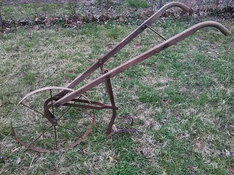 Old Vintage Hand Plow Great For Decorative Piece For Sale In