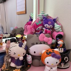 Hello kitty blue sky ceramics + Hello kitty piggy bank