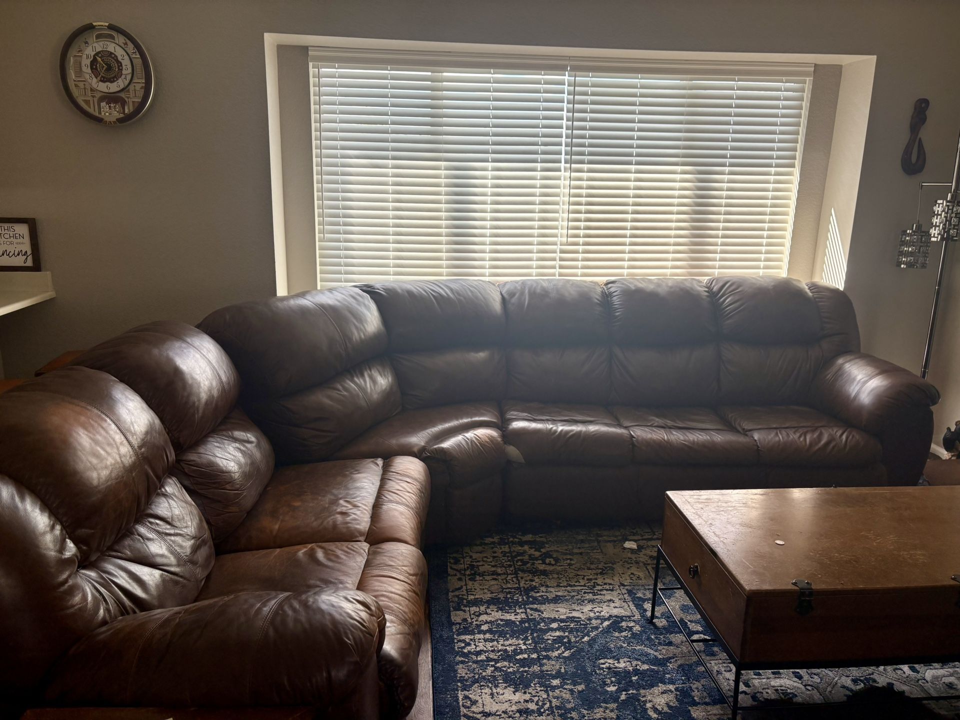 FREE Leather Sectional